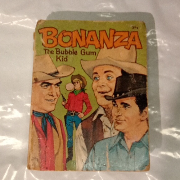 Vtg 1967 Bonanza The Bubble Gum Kid 250pgs